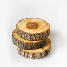 Cargar imagen en el visor de la galería, Rodajas de madera para centro de mesa y decoración 25CM